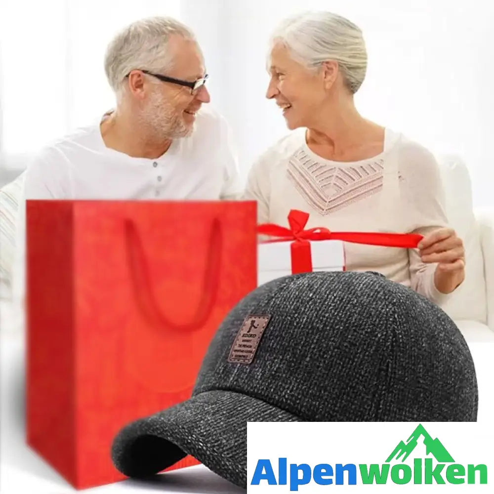 Alpenwolken - Winter-Baseballmütze mit Ohrenklappen