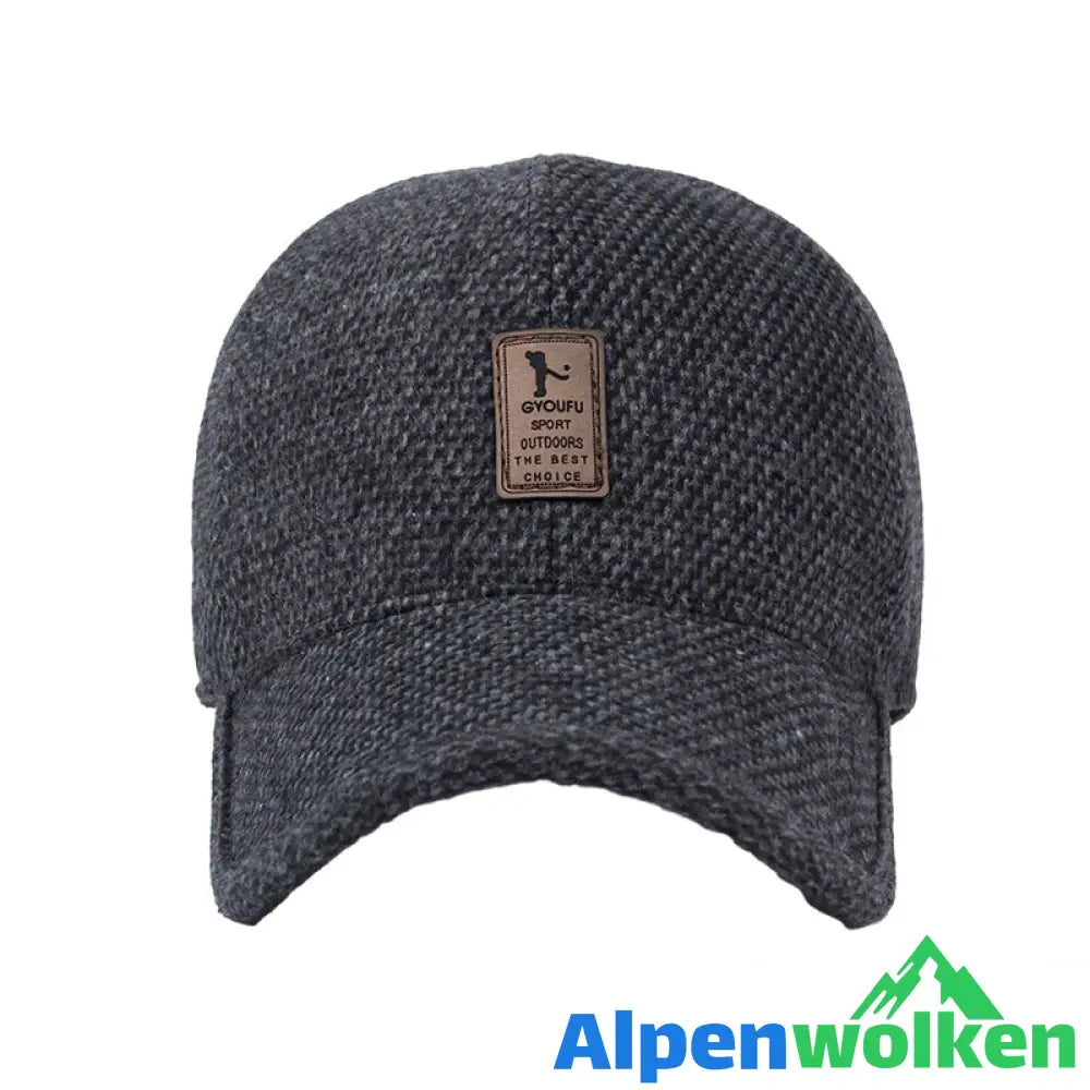 Alpenwolken - Winter-Baseballmütze mit Ohrenklappen