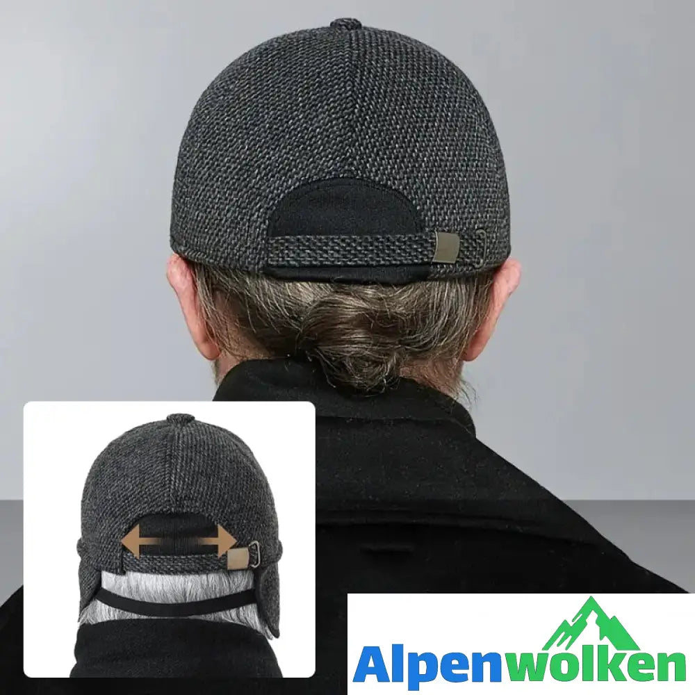 Alpenwolken - Winter-Baseballmütze mit Ohrenklappen