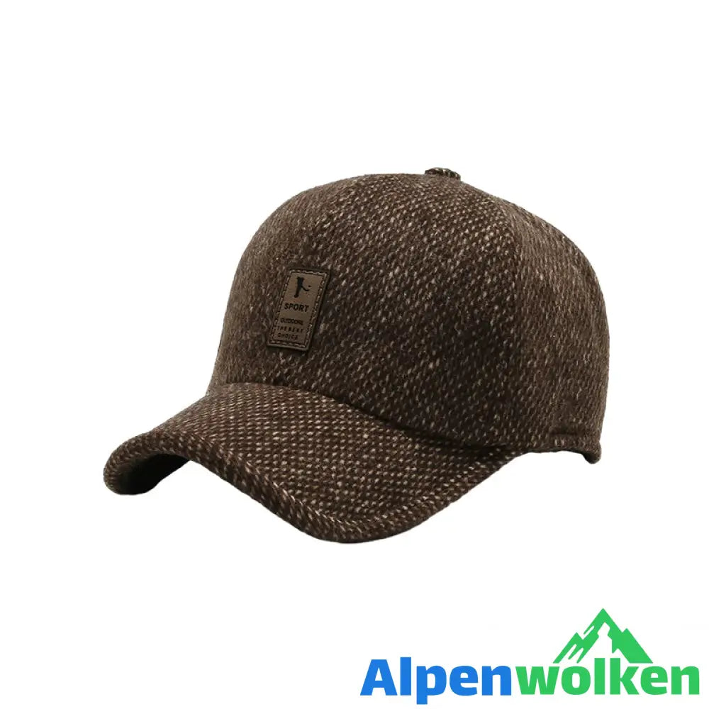 Alpenwolken - Winter-Baseballmütze mit Ohrenklappen