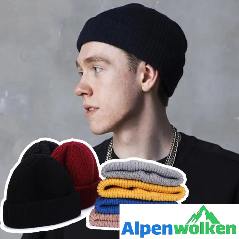 Alpenwolken - Winter Strickmützen für Männer und Frauen