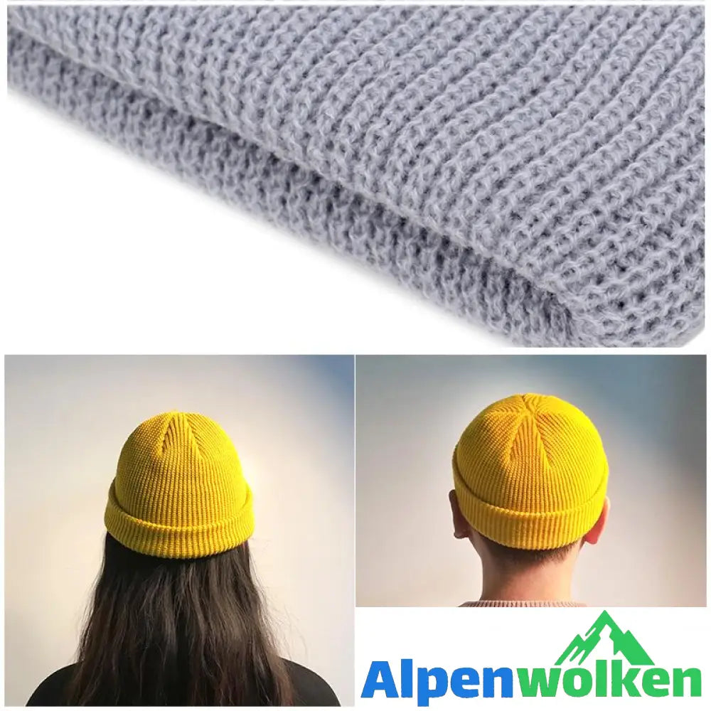 Alpenwolken - Winter Strickmützen für Männer und Frauen