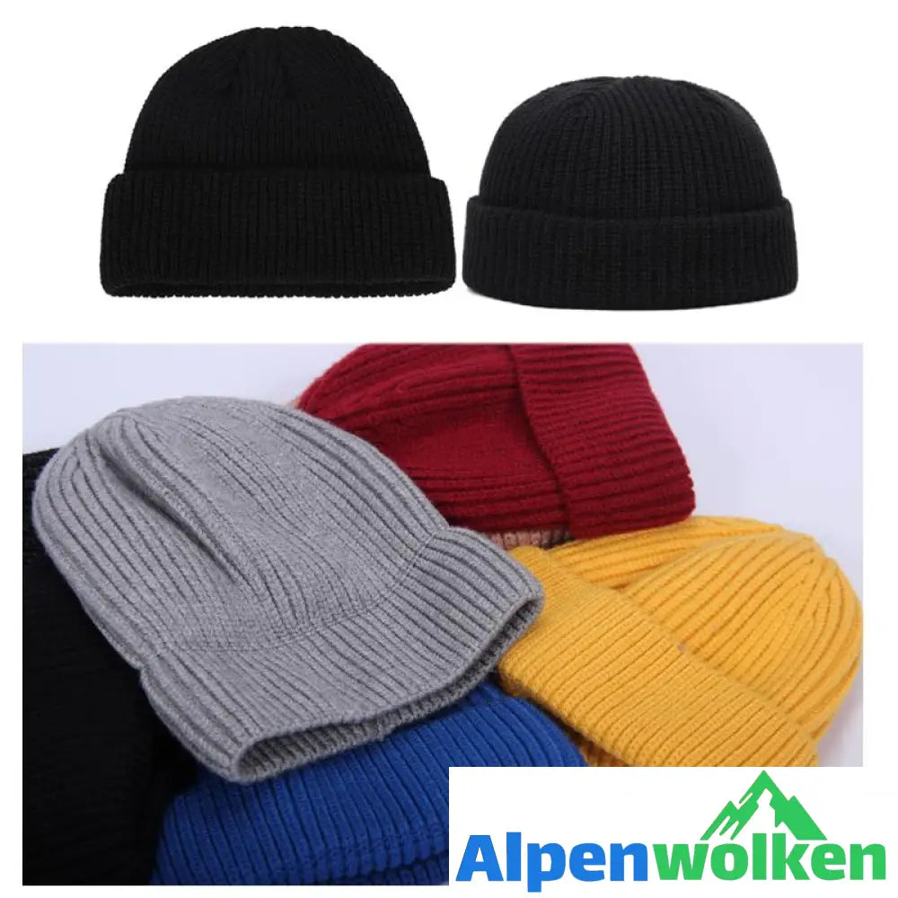 Alpenwolken - Winter Strickmützen für Männer und Frauen