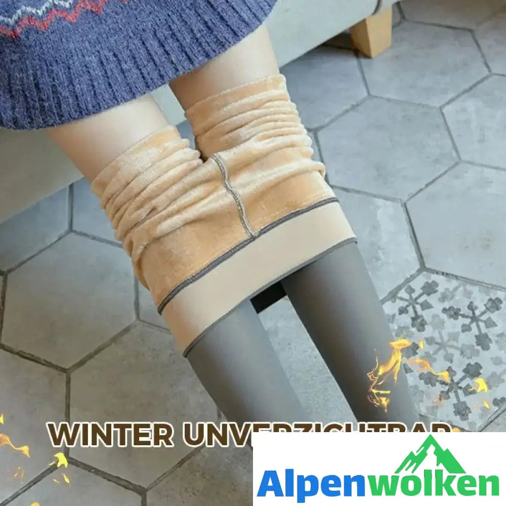 Alpenwolken - Winter warme Strümpfe Leggings