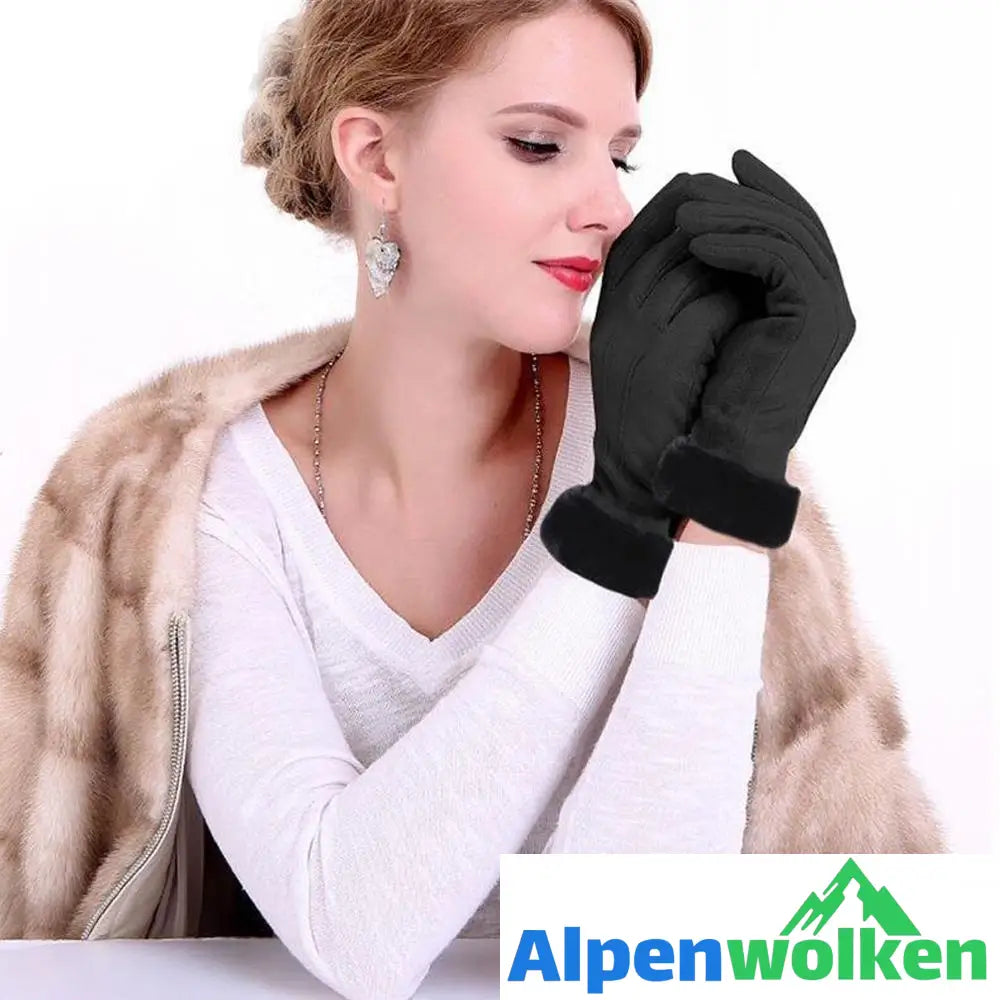 Alpenwolken - Winter winddichte Touchscreen Handschuhe