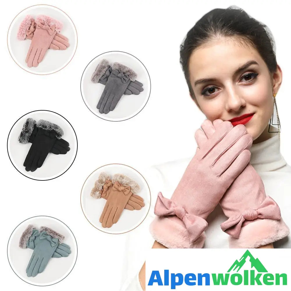 Alpenwolken - Winter winddichte Touchscreen Handschuhe