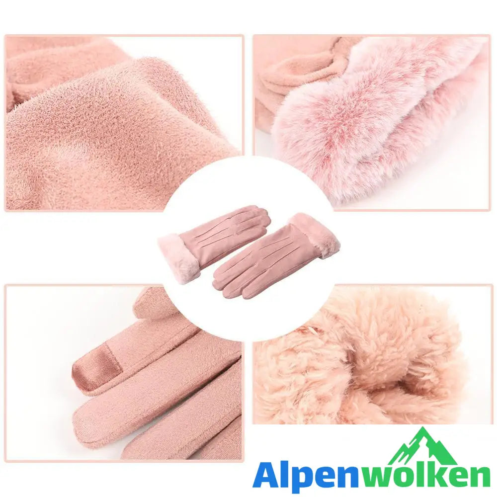 Alpenwolken - Winter winddichte Touchscreen Handschuhe