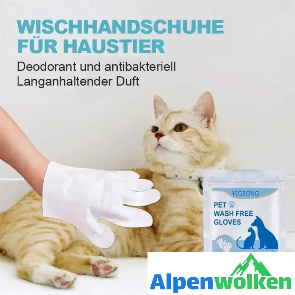 Alpenwolken - Wischhandschuhe für Haustiere