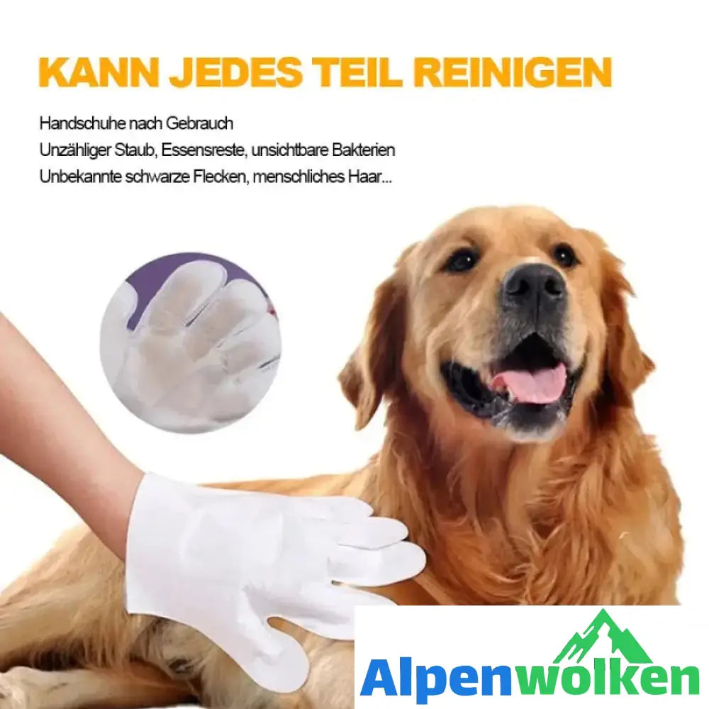 Alpenwolken - Wischhandschuhe für Haustiere