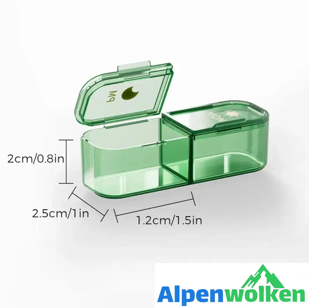 Alpenwolken - Wöchentliche (7-Tage) Pillendose