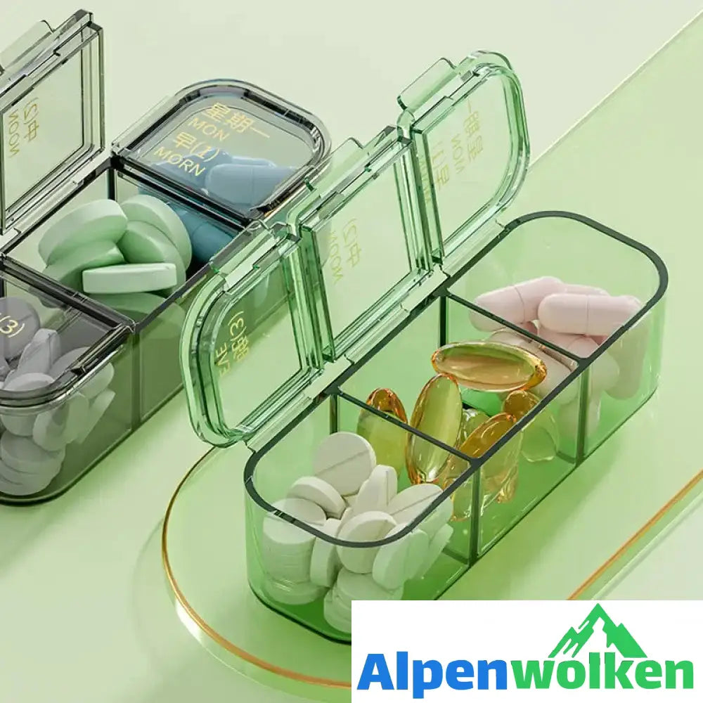 Alpenwolken - Wöchentliche (7-Tage) Pillendose