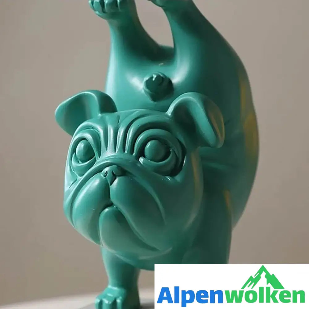 Alpenwolken - Yoga Bulldogge Figurine