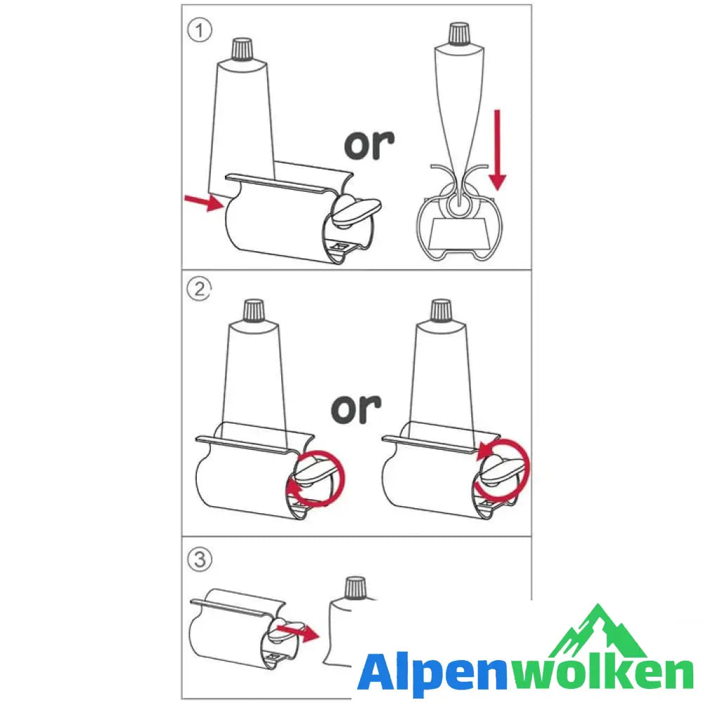 Alpenwolken - Zahnpastatubenquetscher