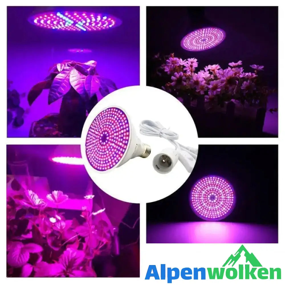 Alpenwolken - Zimmerpflanzen LED Pflanzenlampe mit Klammer