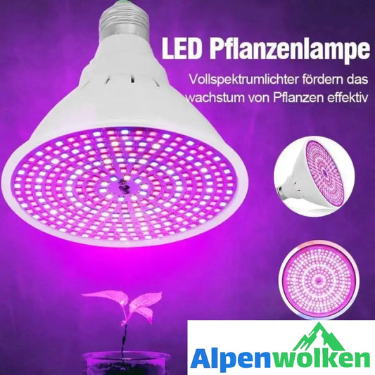 Alpenwolken - Zimmerpflanzen LED Pflanzenlampe mit Klammer